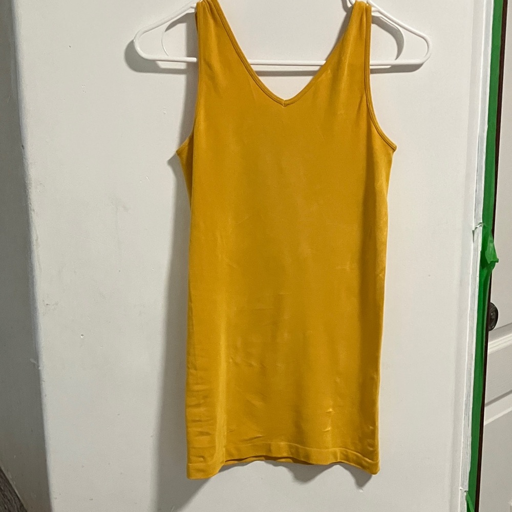 Mustard Yellow Women's Tank Top